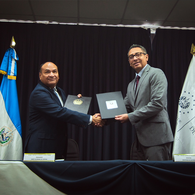 Hacienda y CSJ firman convenio de cooperación para facilitar servicios